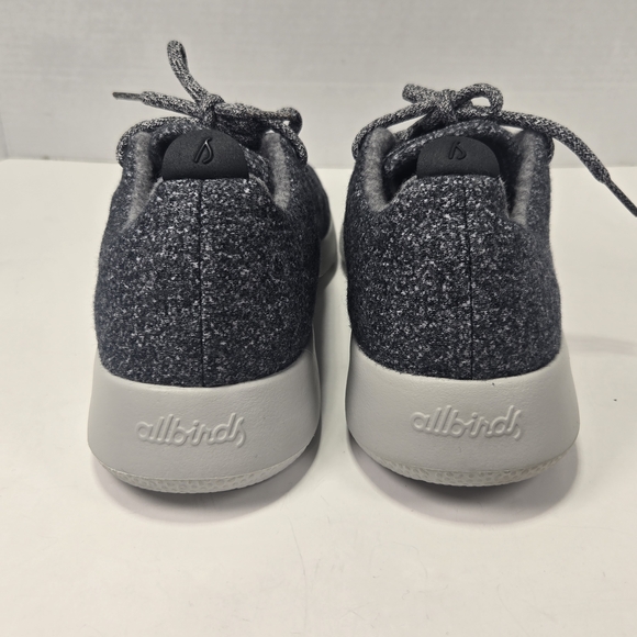 Allbirds Wool Runners Dark Gray Knit Sneakers Size Men's 10 Women's 11.5 - Picture 4 of 11